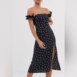 Floral Off the Shoulder Dress